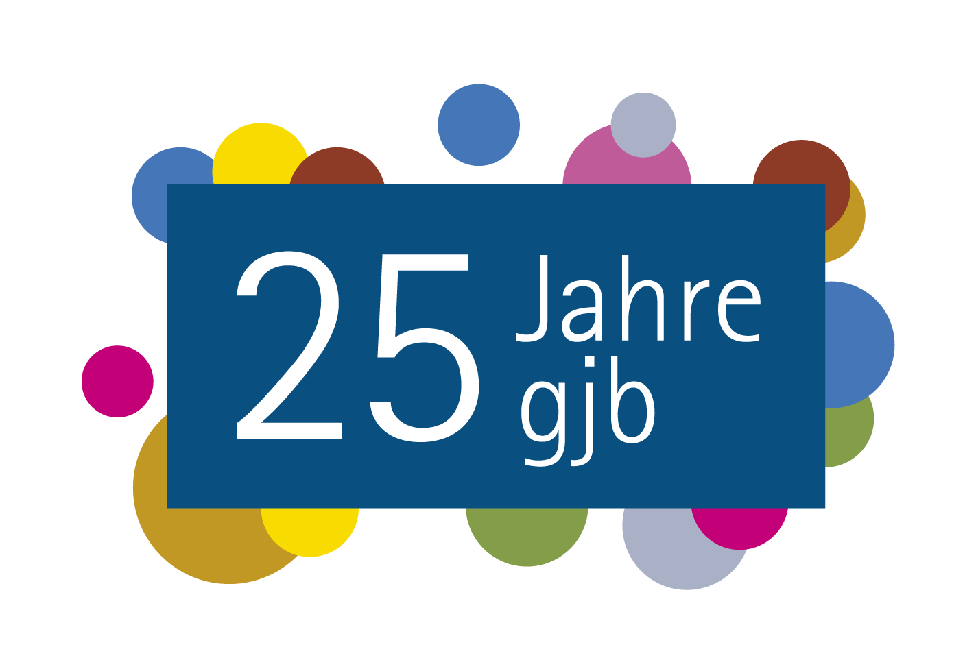 gjb | 25 Jahre | Logo quer